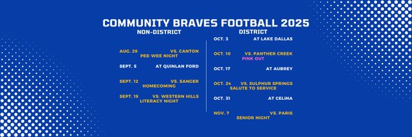 CHSBraveFB Profile Banner