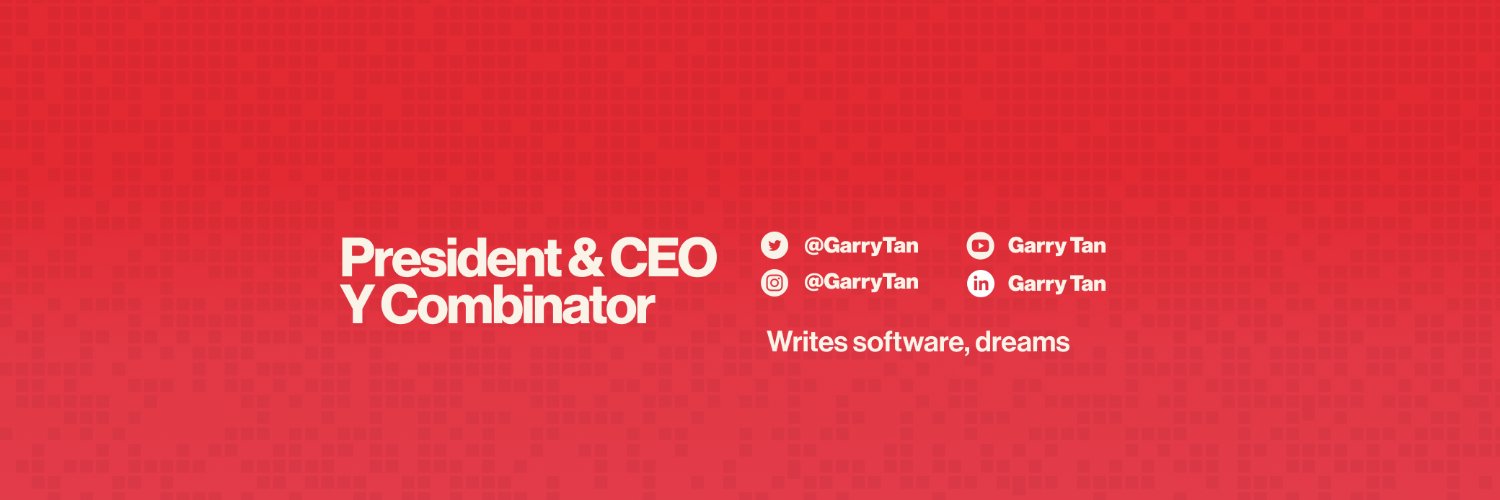 Garry Tan Profile Banner