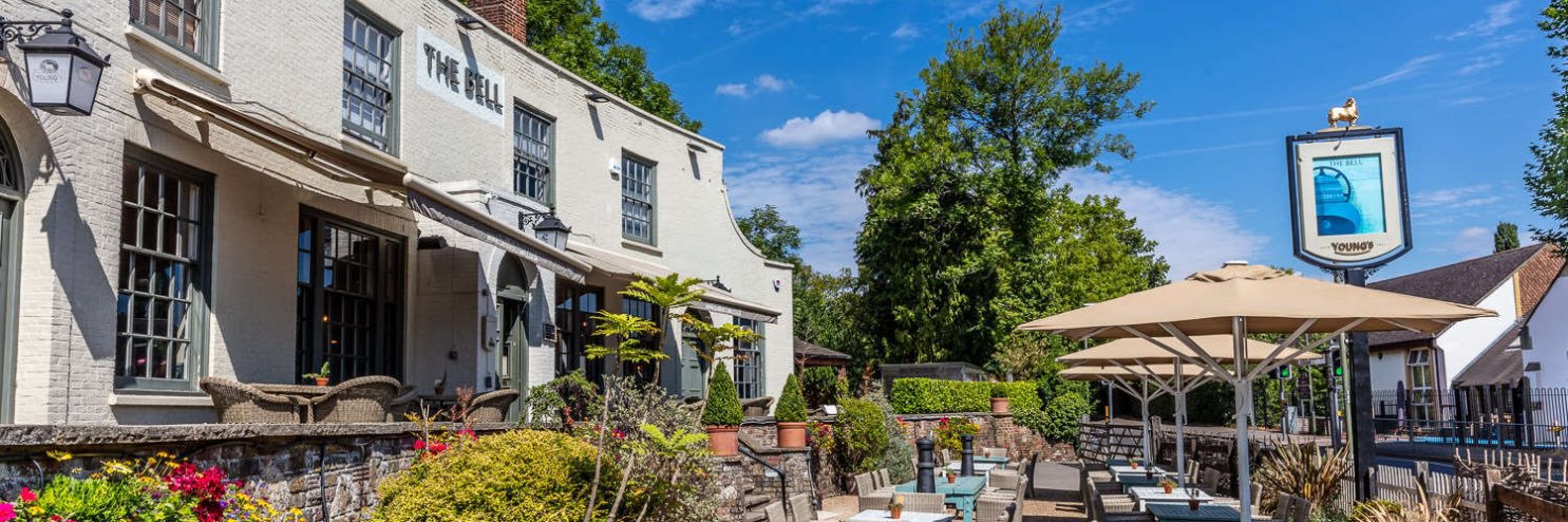 The Bell, Fetcham banner