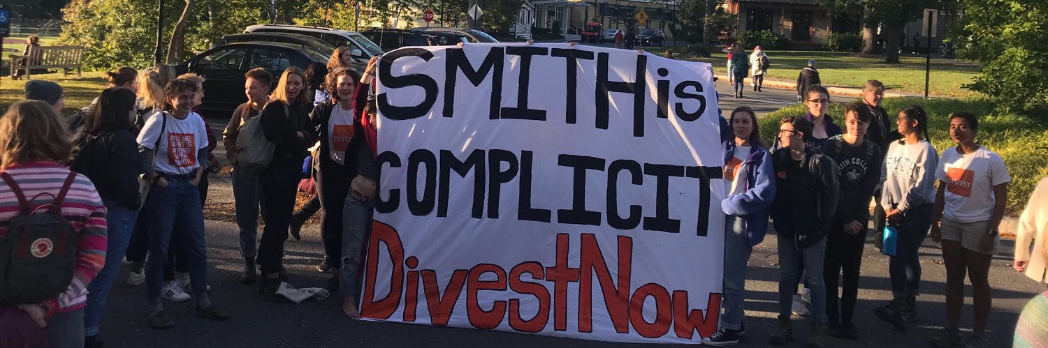 Divest Smith College banner
