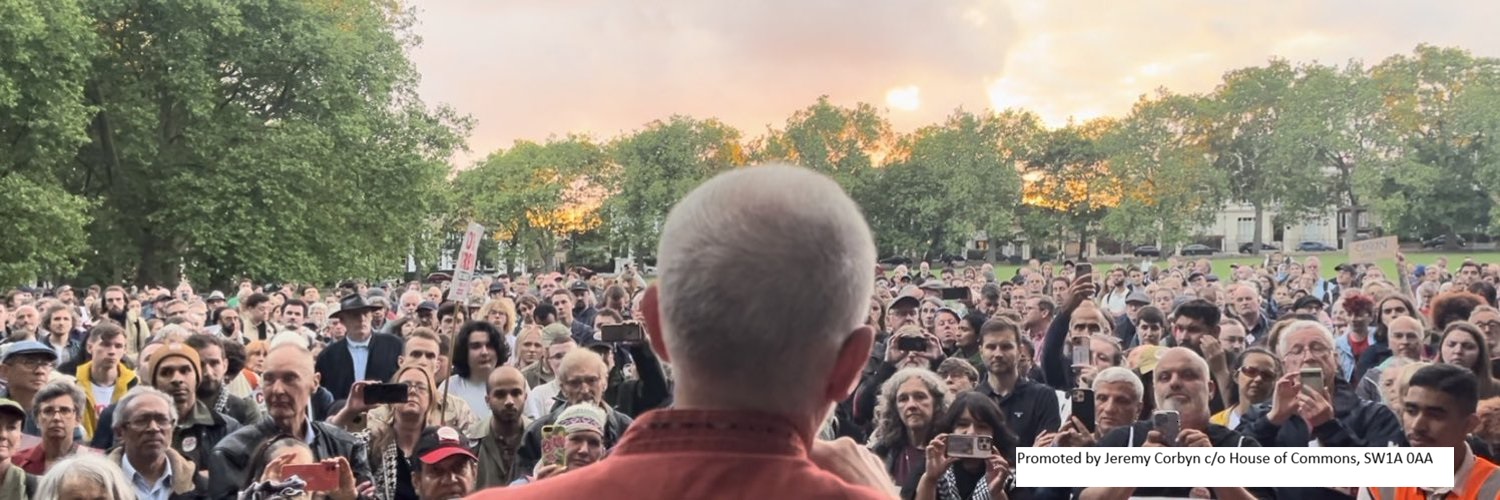 Jeremy Corbyn banner