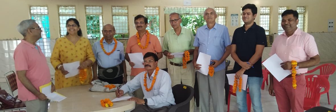 President RWA Sec 61 Noida banner