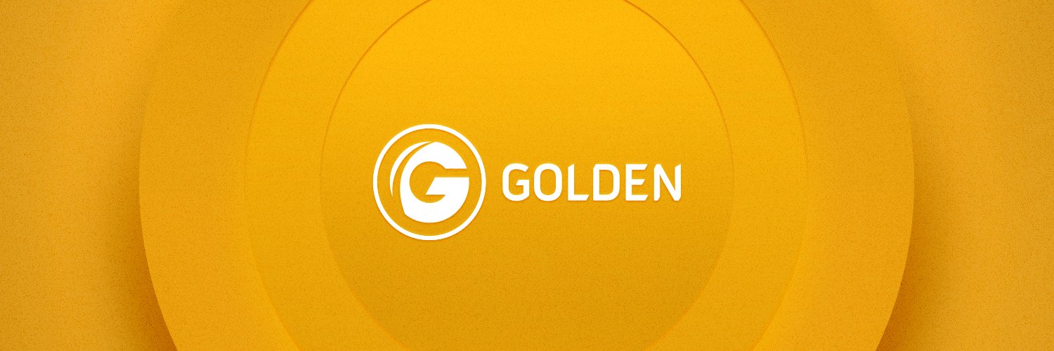 Golden banner
