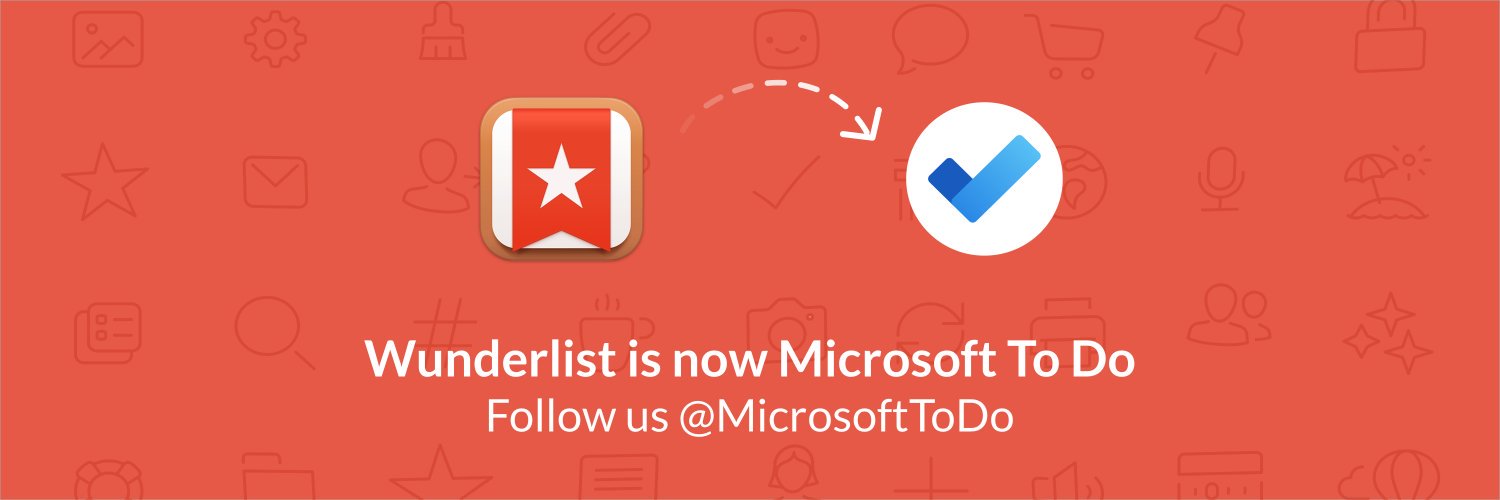 Wunderlist Support - Now shut down banner