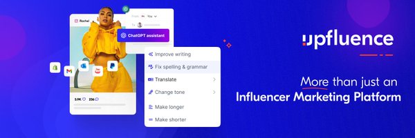 Upfluence Profile Banner