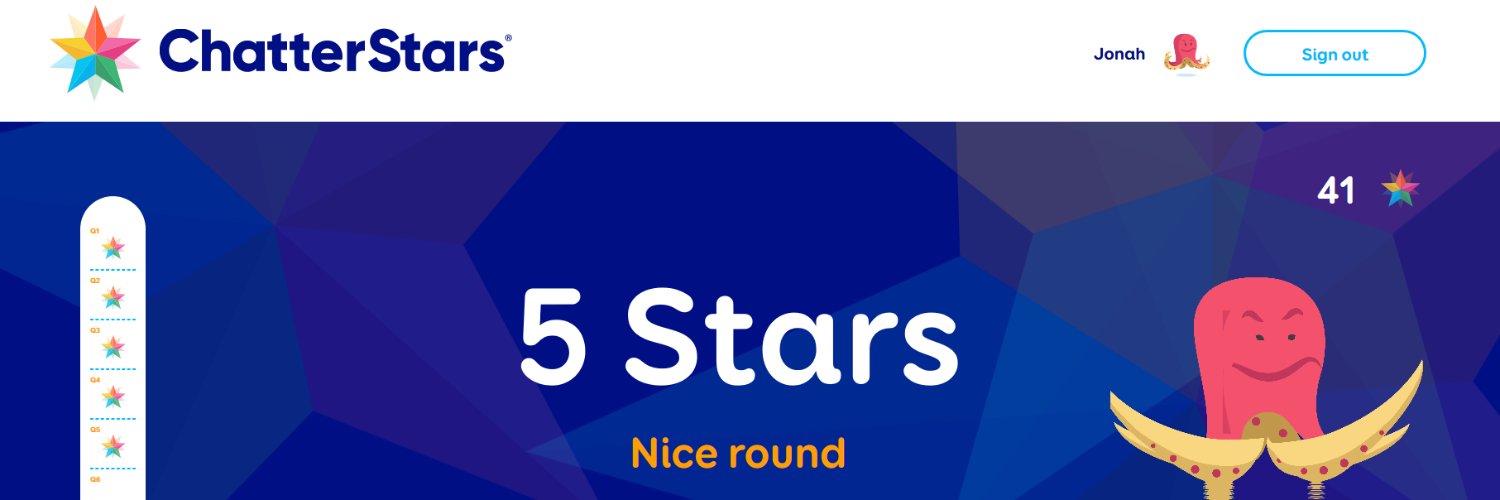 ChatterStars banner