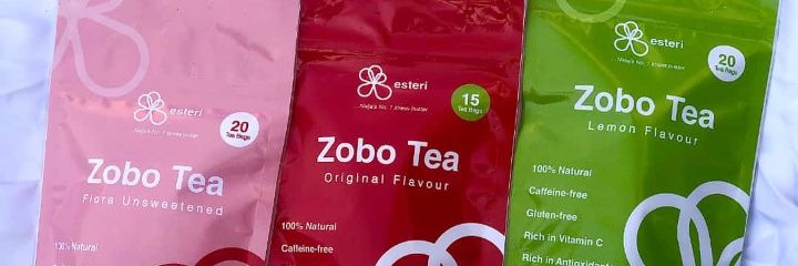 100% Natural Zobo in Teabags banner