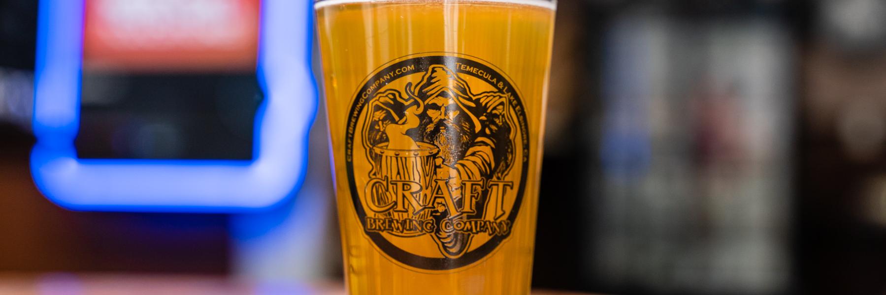 Craft Brewing Company - Lake Elsinore banner