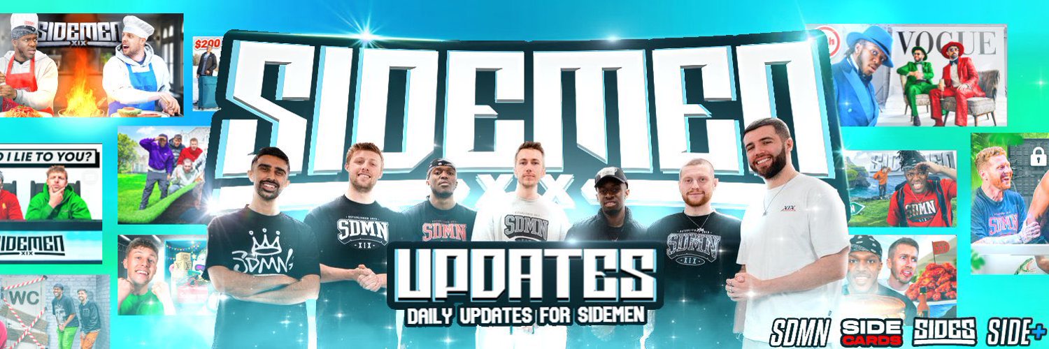 Sidemen Updates Profile Banner