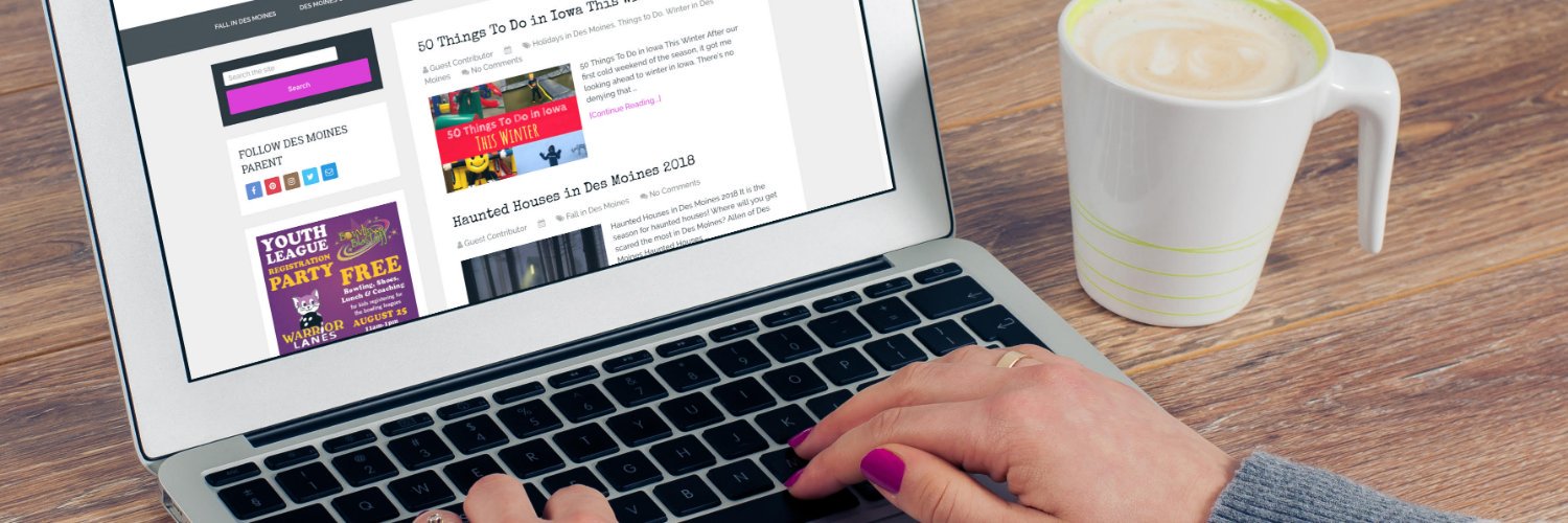 Des Moines Parent banner