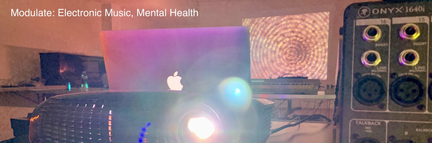 Modulate: Electronic Music, Mental Health banner
