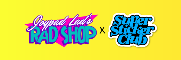 JoypadLad.com X SuperStickerClub.com banner