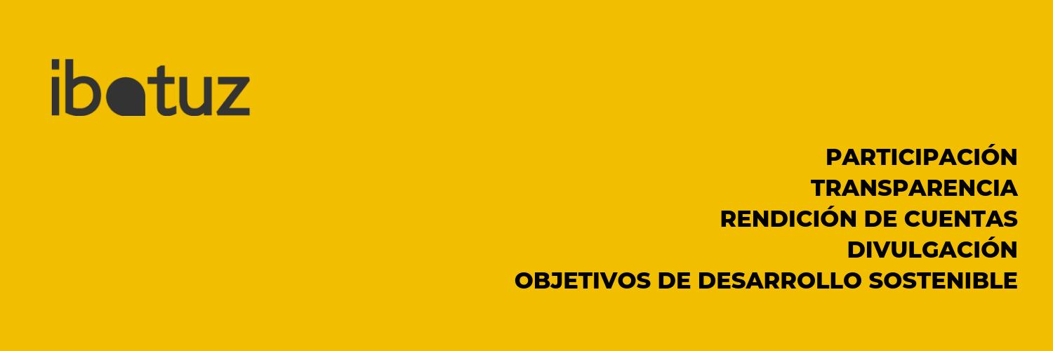 Ibatuz. Open Government,Participation,Deliberation banner