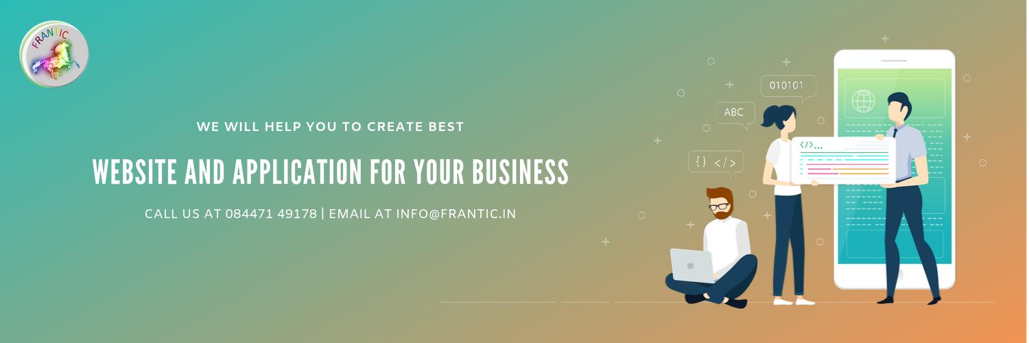 Frantic Infotech banner