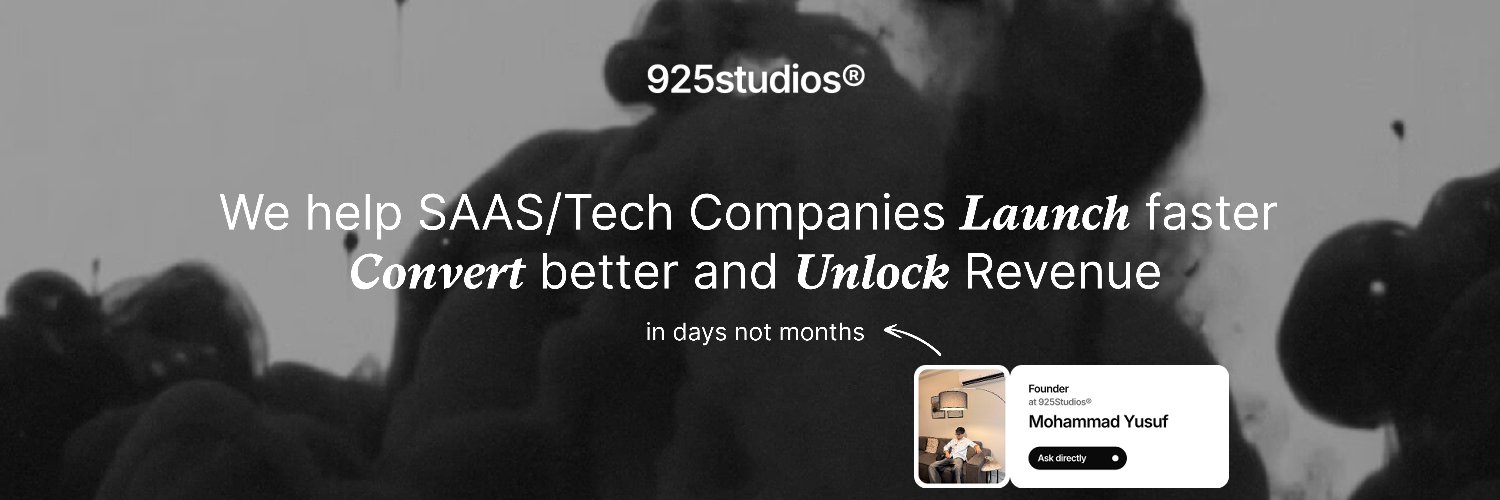 yusuf @ 925studios banner