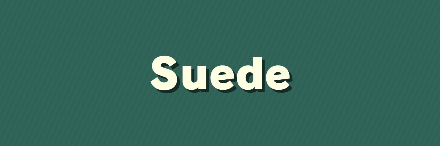 Suede banner