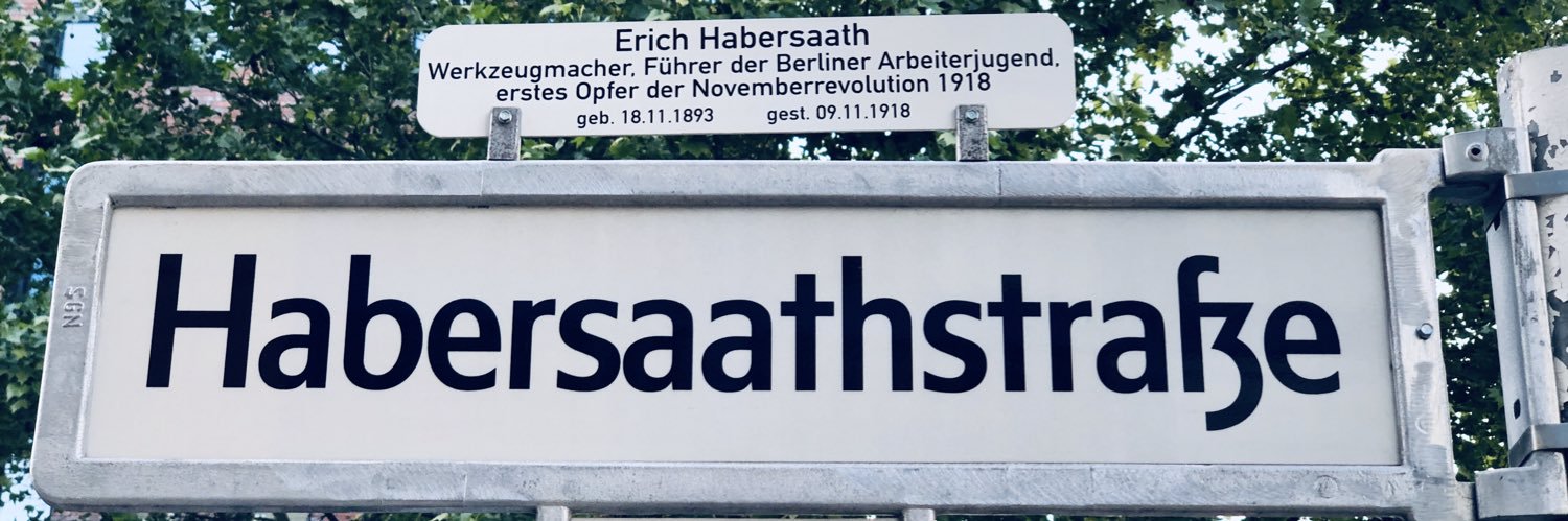 IG Habersaathstrasse's banner