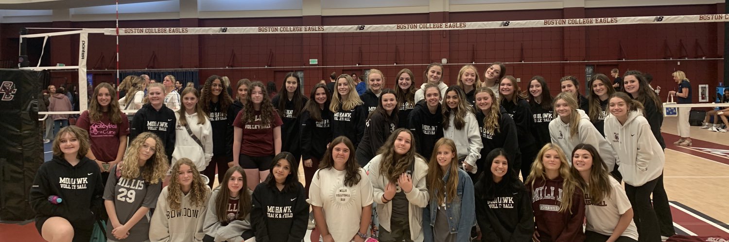 Millis GirlsVolleyball banner