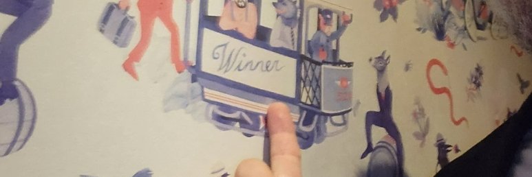 NO LONGER HERE banner