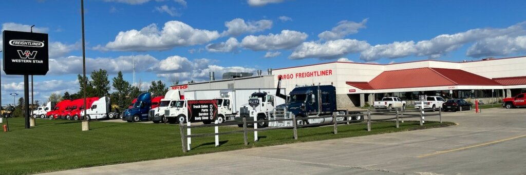 Fargo and Forks Freightliner banner
