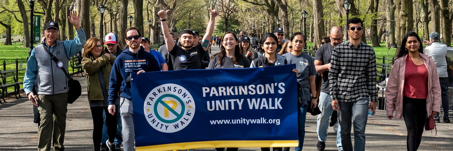 Parkinson's Unity Walk banner