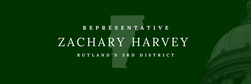 Rep. Zachary Harvey's banner