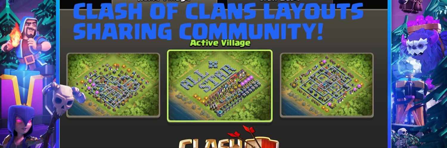 Clash Of Clans Layouts banner