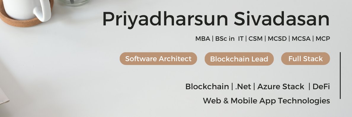 Priyadharsun's profile banner image
