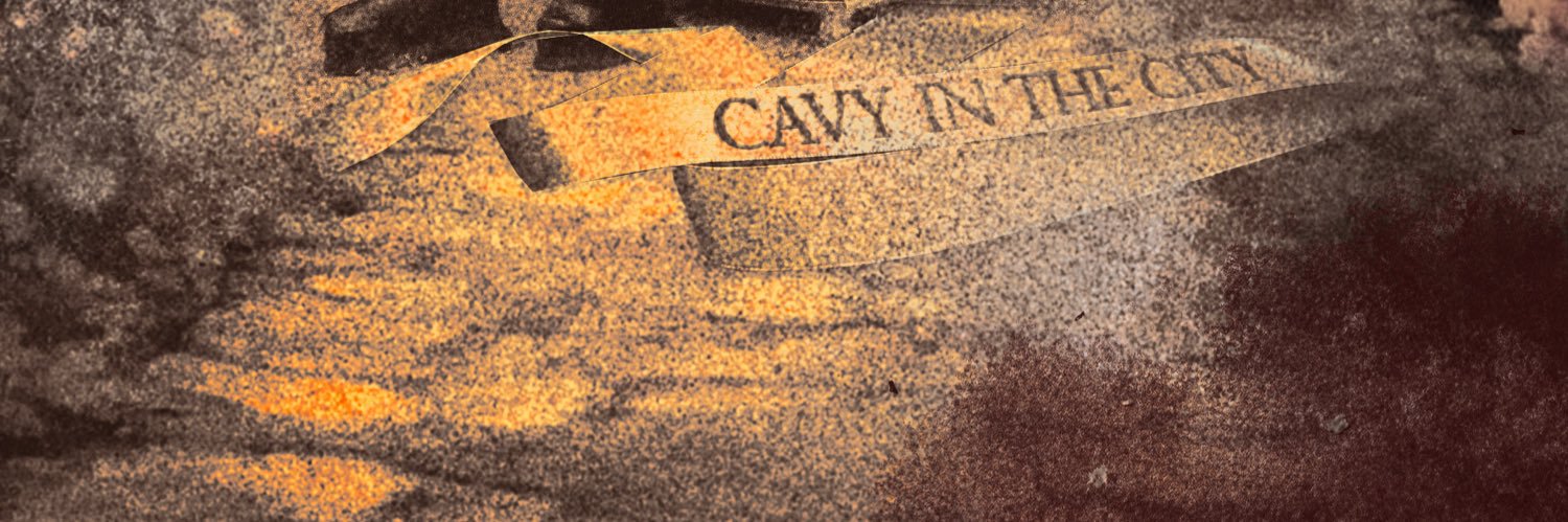 The Cavemen. banner