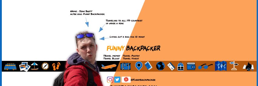 FunnyBackpacker's profile banner image