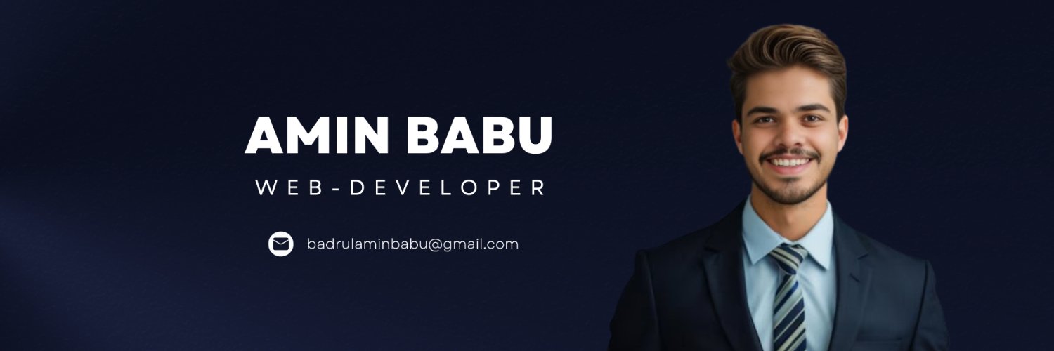 AminBabuX's profile banner image