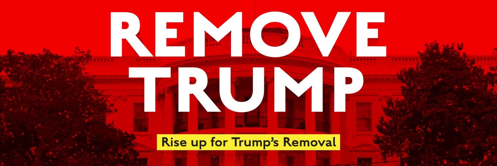 Remove Trump banner