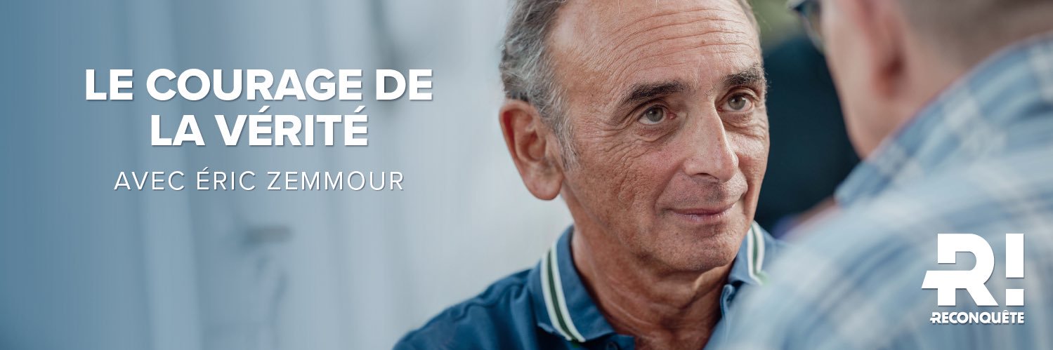 Eric Zemmour's banner