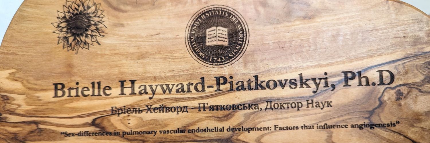 Brielle Hayward-Piatkovskyi, PhD 🇺🇦 Profile Banner