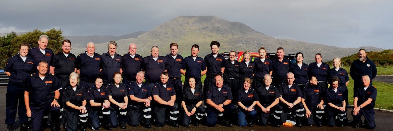 Cork West Civil Defence's banner