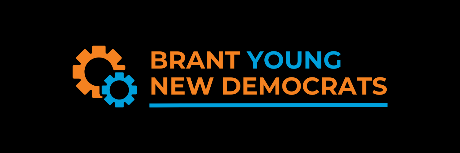 Brant Young New Democrats banner