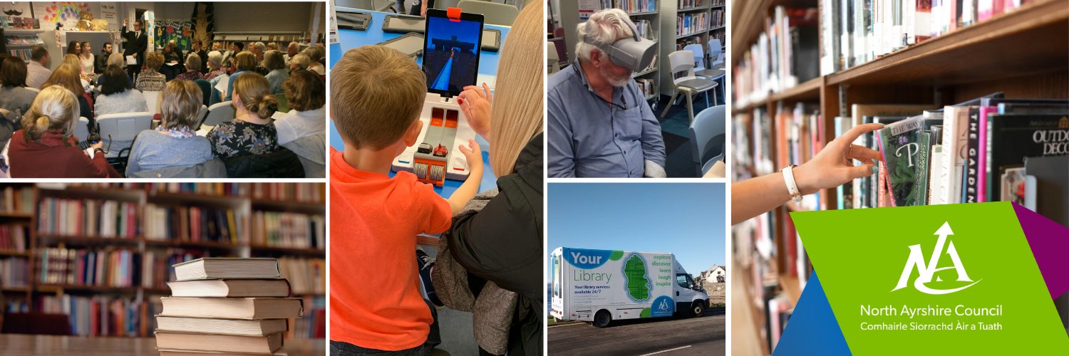 North Ayrshire Libraries banner