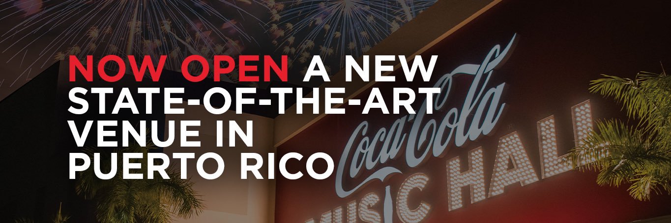 Coca-Cola Music Hall banner