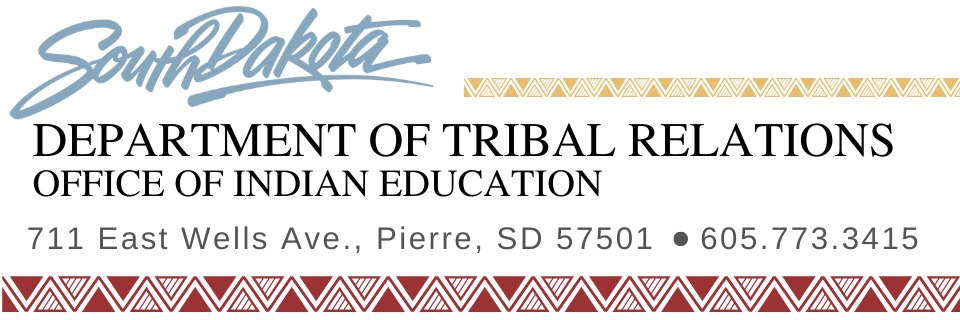 SD Office of Indian Ed banner