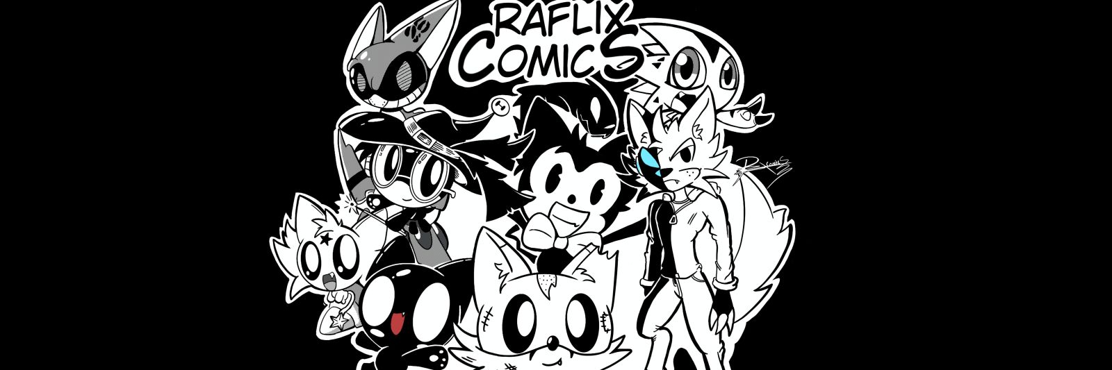 RAFLIXComicS (open commissions)🐈‍⬛ banner