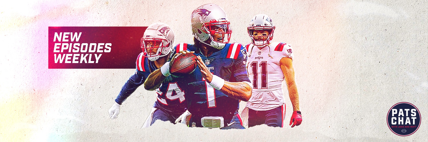 Patriots football chat with Jake and Matt banner