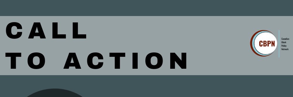 Canadian Black Policy Network banner