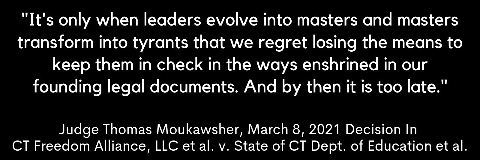 CT Freedom Alliance banner