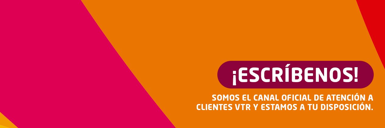 VTR Soporte banner
