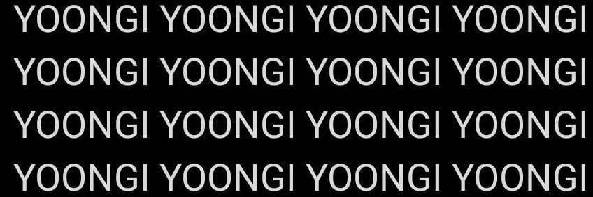 YOONGI YOONGI YOONGI YOONGI's banner
