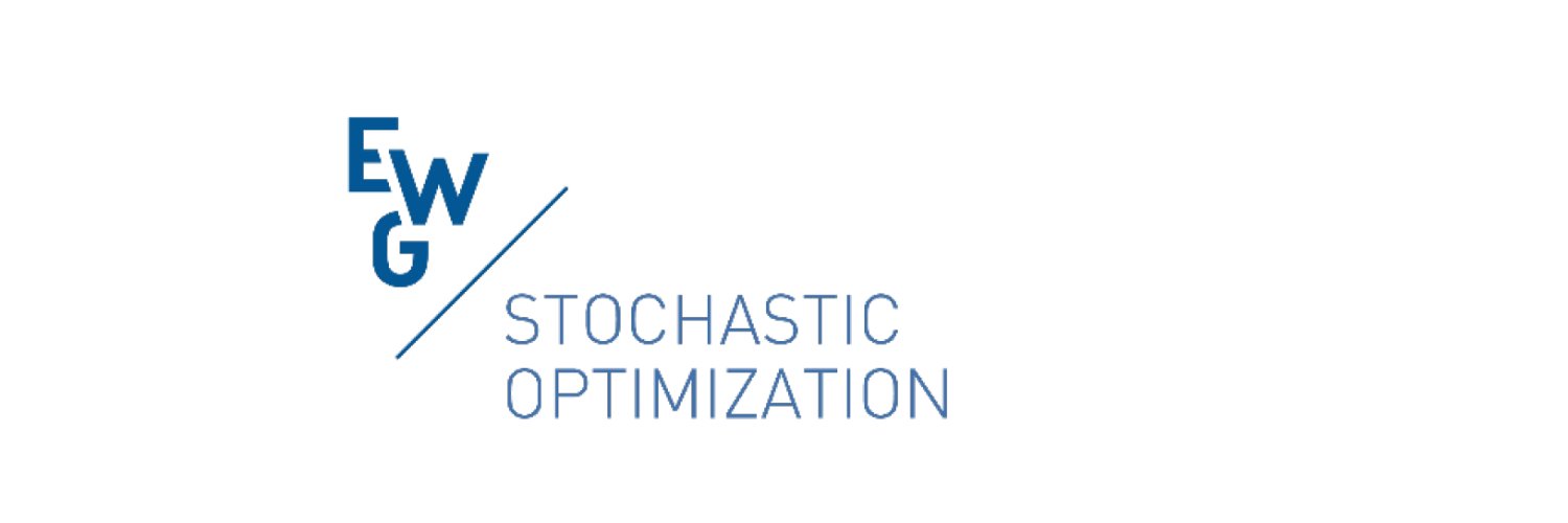 EURO Working Group on Stochastic Optimization banner