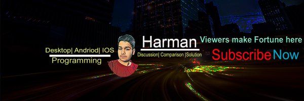 CodeHarman Profile Banner