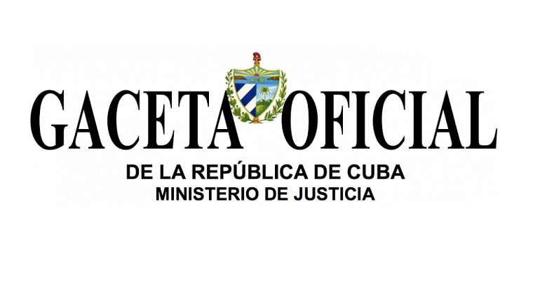 Gaceta Oficial de La República de Cuba banner