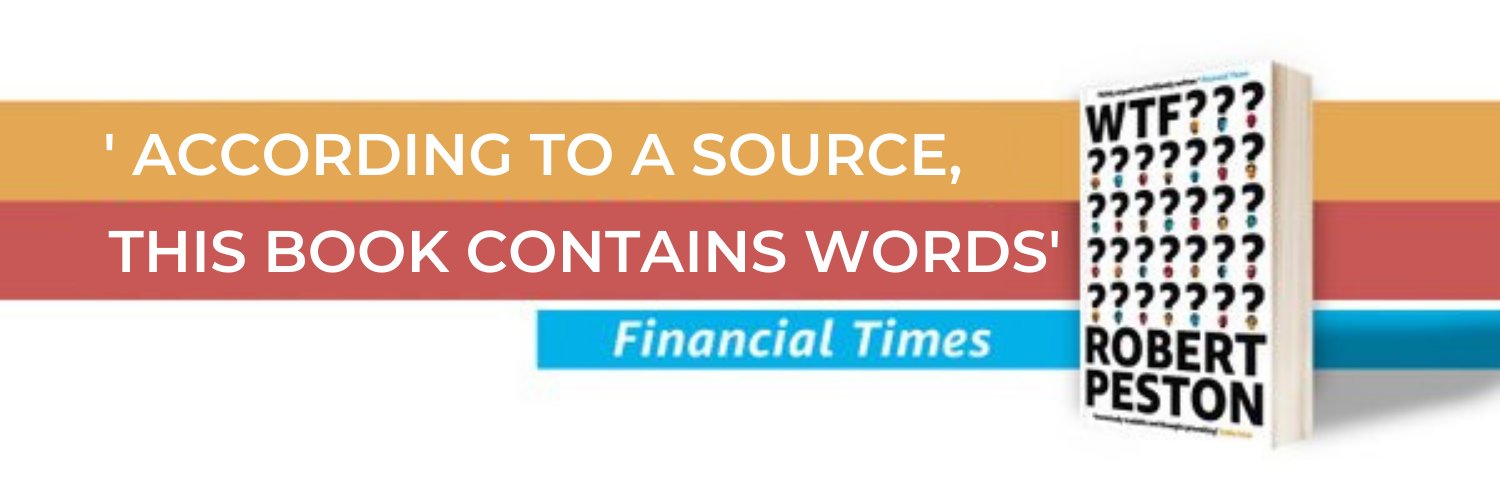 Robot Peston 💙 banner