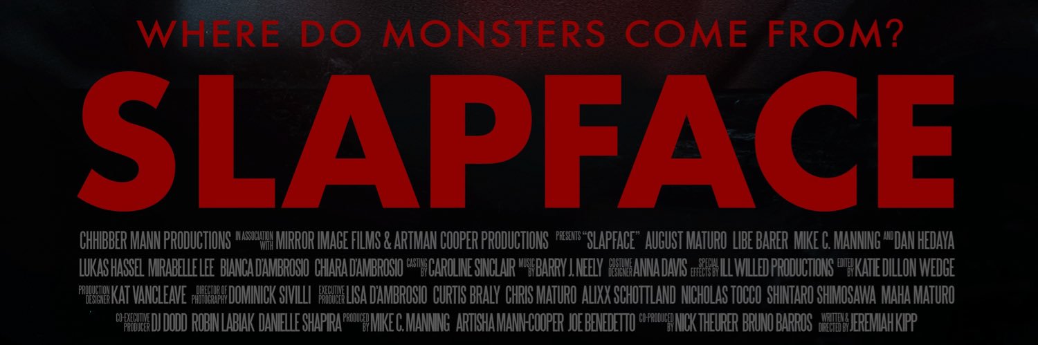Slapface Film banner
